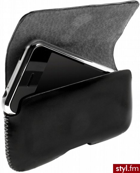 KRUSELL Etui Hector Roz. L czarne - Portfele i etui Dodatki Moda