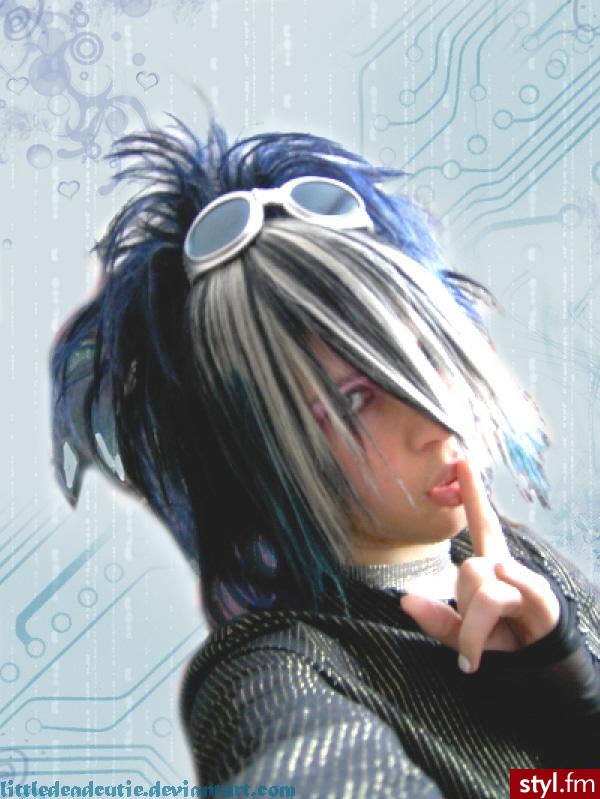 EMO Alternatywne Średnie Fryzury