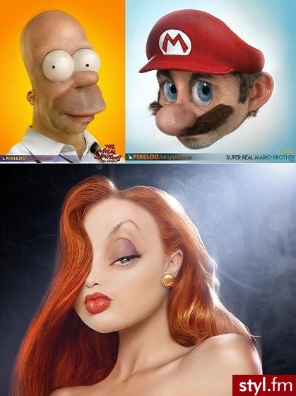 Mario,Homer,Jessica po tuningu - Misz-masz