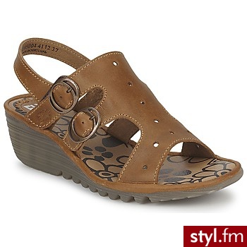 Fly London Sandały OGLA CAMEL - Sandały Buty Moda