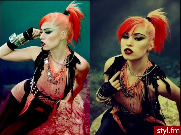 Punk Rock Alternatywne Średnie Fryzury