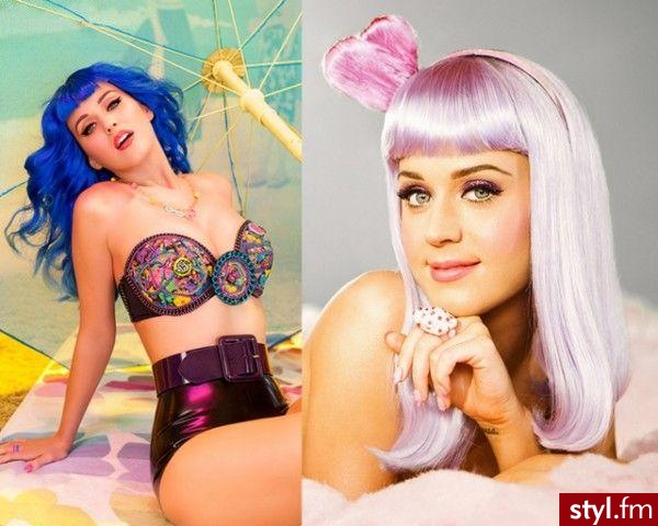 Katy Perry. W jakiej fryzurce Katy wygląda lepiej ??? - Średnie Fryzury