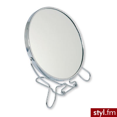 Top Choice Makijaż Lusterko stojące metalowe 85192 - Dzienne Makijaże