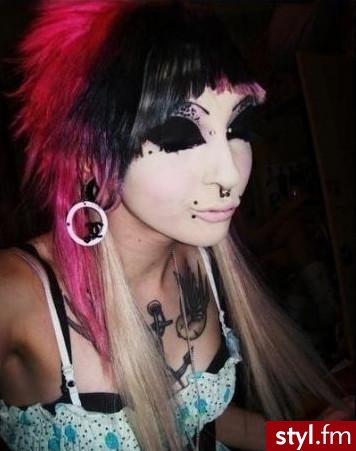 EMO Alternatywne Średnie Fryzury