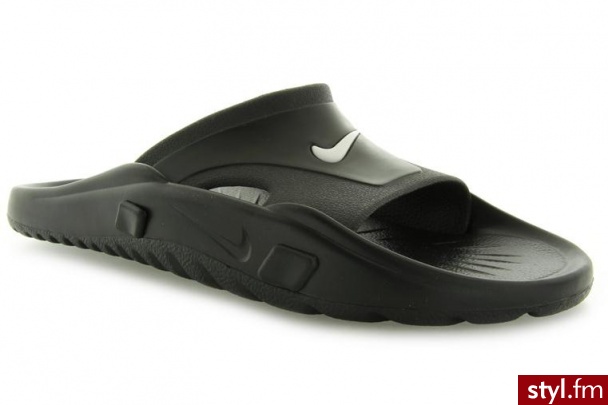 Nike KLAPKI GETASANDAL BLACK WHITE - Klapki Buty Moda