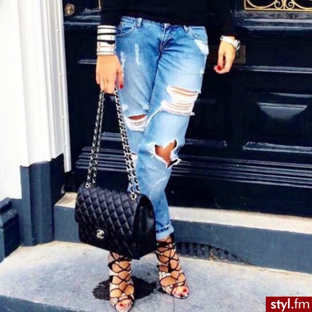 Jeansy Spodnie Moda