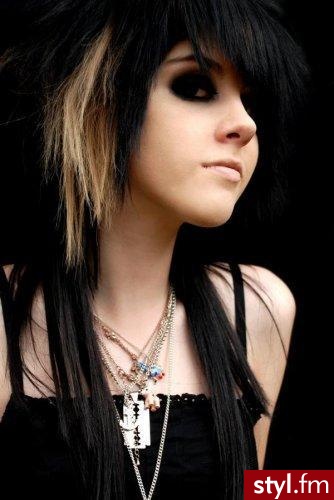 flick faggot - EMO Alternatywne Średnie Fryzury