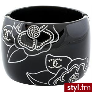 Szeroka brosnoletka z kwiatami - Chanel - 1.575$ - Pozostałe Dodatki Moda