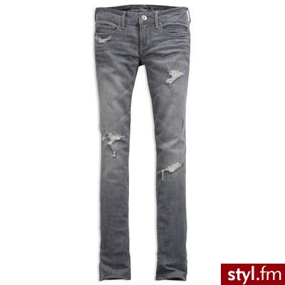 Women's AE Skinny Jeans - American Eagle Outfitters - Polyvore. Pobrano ze strony: http://www.polyvore.com/womens_ae_skinny_jeans/thing?id=19679450 - Pozostałe Ciuchy Moda