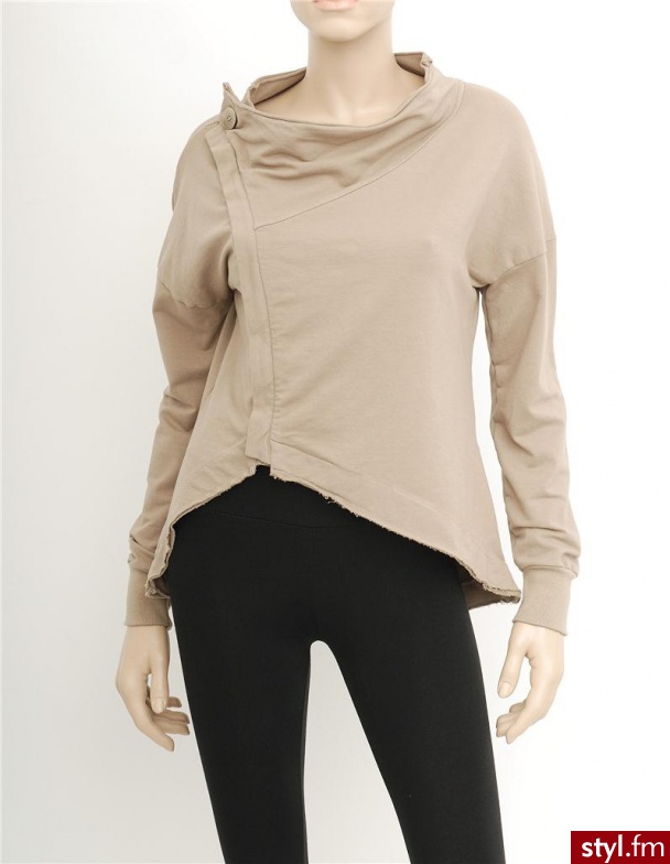 Unisono BLUZA 1722 FANGO - Bluzy Ciuchy Moda