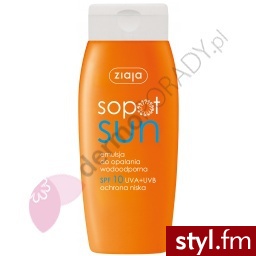 zIAJA SOPOT SUN SPF10 emulsja do opalania 150 ml + piłka plażowa - Emu Buty Moda