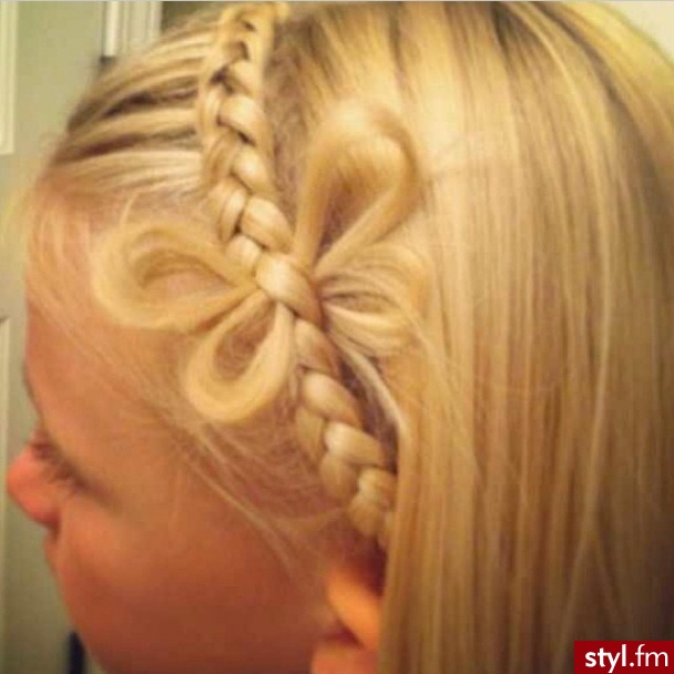 Blond Warkocze Proste Na co dzień Długie Fryzury