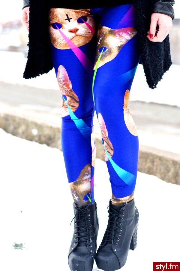 Leginsy Spodnie Moda