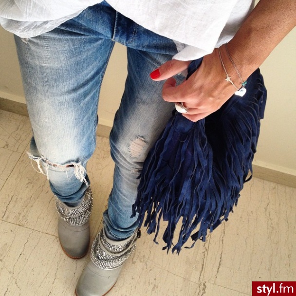 Jeansy Spodnie Moda