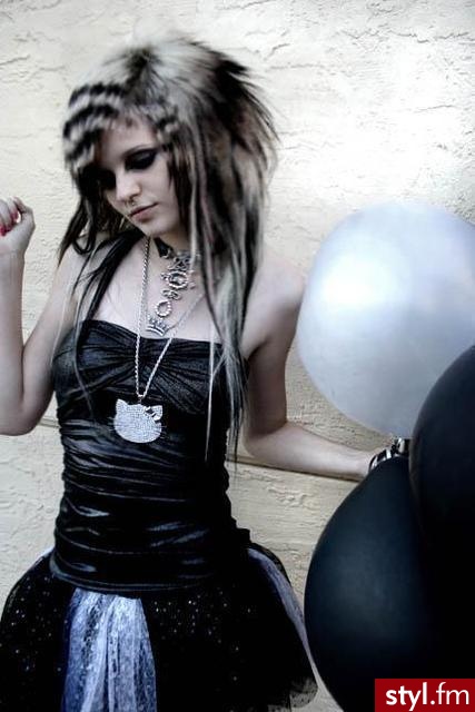 EMO Alternatywne Średnie Fryzury
