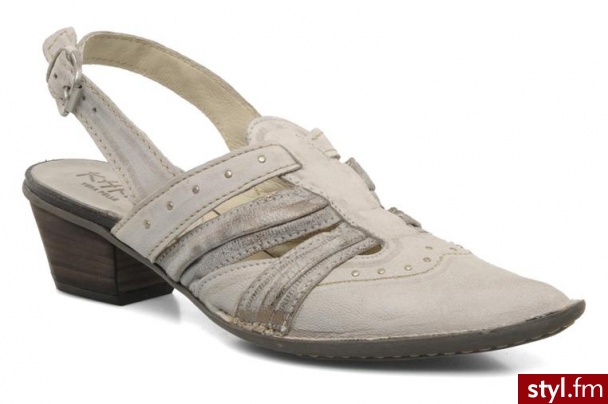 Khrio CZÓŁENKA G2 TOILE W BY KHRIO (Szary) - Czółenka Buty Moda