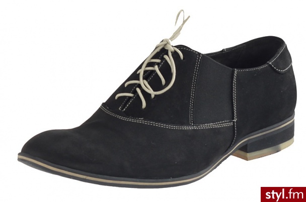 Faber Półbuty 5978PB Czarne (Czarny) Czarny Półbuty - Półbuty Buty Moda