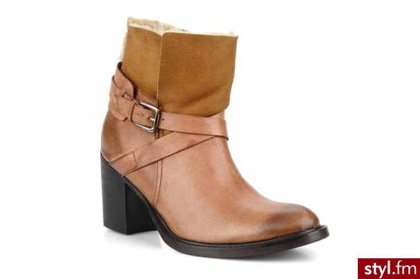 Elizabeth Stuart PÓŁBUTY I BOTKI LUZ 682 BY 45815Cognac - Botki Buty Moda
