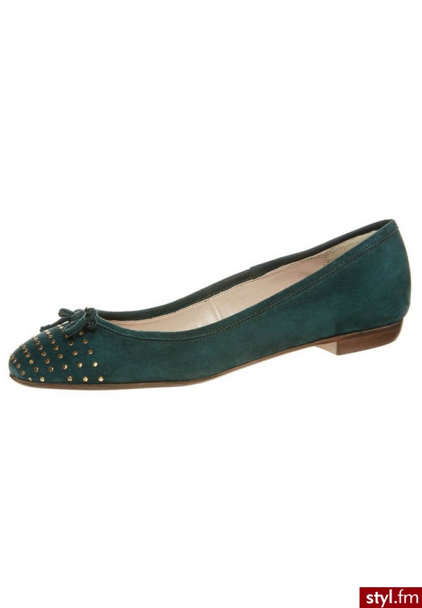 Pier One Baleriny zielony (1098505) - Balerinki Buty Moda
