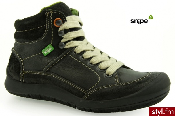 SNiPE BOTKI TABARCA 12 BLACK - Botki Buty Moda