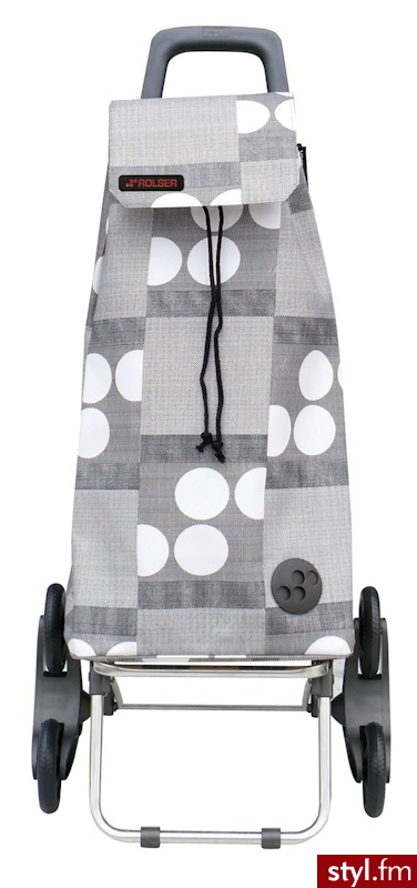 Rolser wózek zakupowy RD6 Mountain Logos szary - Torby podróżne Torebki Moda