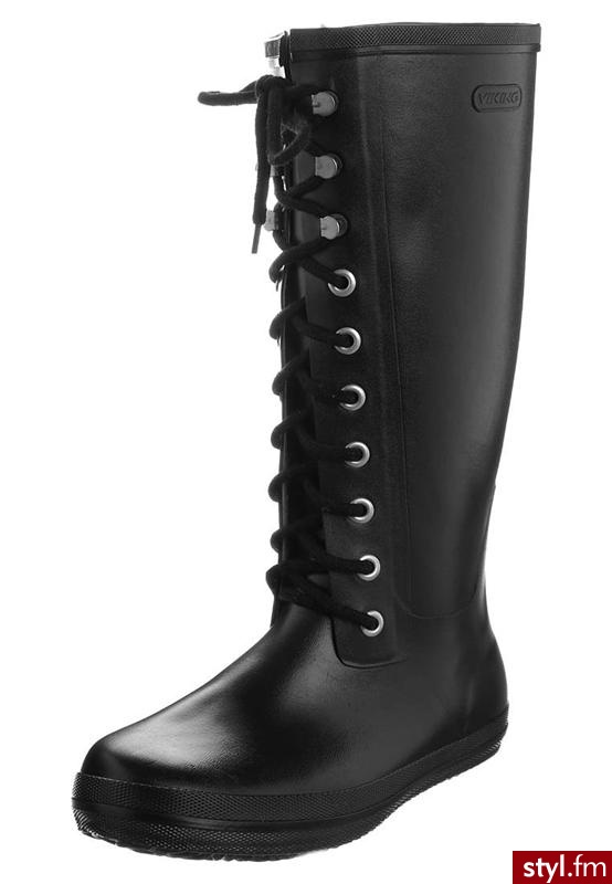 Viking RETRO WARM Kalosze czarny - Kalosze Buty Moda