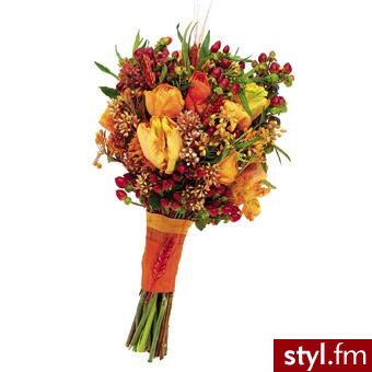 Styl jesienny - Bukiety ślubne Ślub Moda
