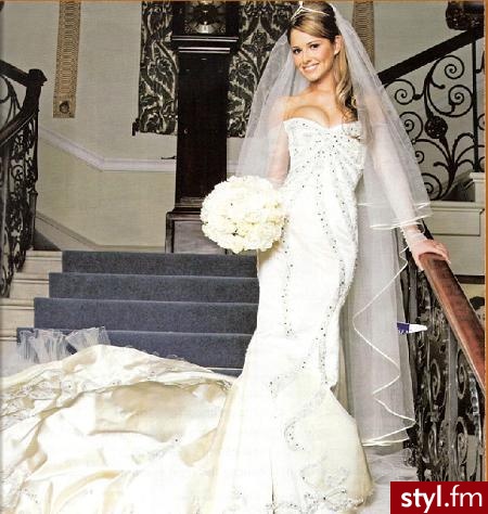 suknia ślubna cheryl cole - Suknie ślubne Ślub Moda