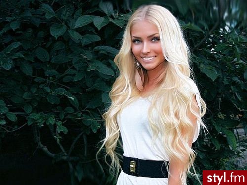 Blond Rozpuszczone Proste Na co dzień Długie Fryzury