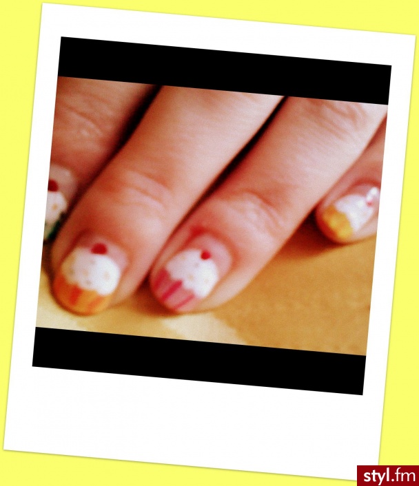 muffin nails - Kwadratowe Naturalne Paznokcie