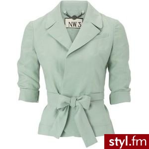 NW3 by Hobbs Brook Blazer, Mint - Polyvore. Pobrano ze strony: http://www.polyvore.com/nw3_hobbs_brook_blazer_mint/thing?id=18187531 - Pozostałe Ciuchy Moda