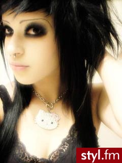 EMO Alternatywne Średnie Fryzury