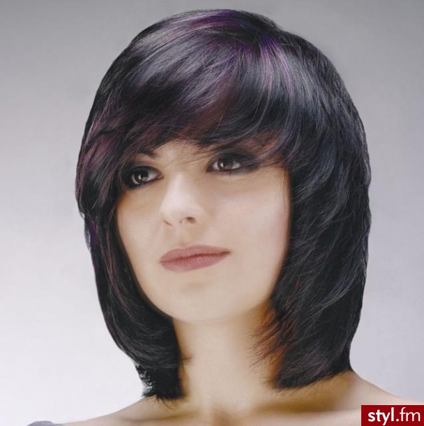 Średnie Fryzury