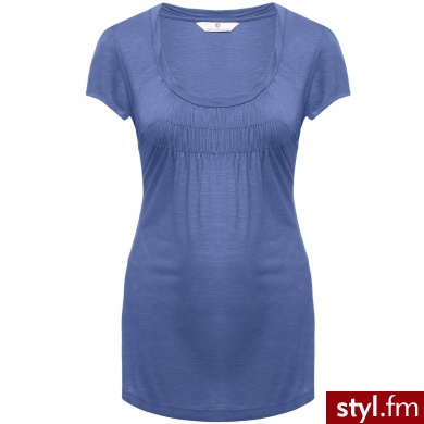 BELLYBUTTON Bluzka z krótkim rękawem dla kobiet w ciąży MADDIE steel blue niebieski - Tuniki Ciuchy Moda