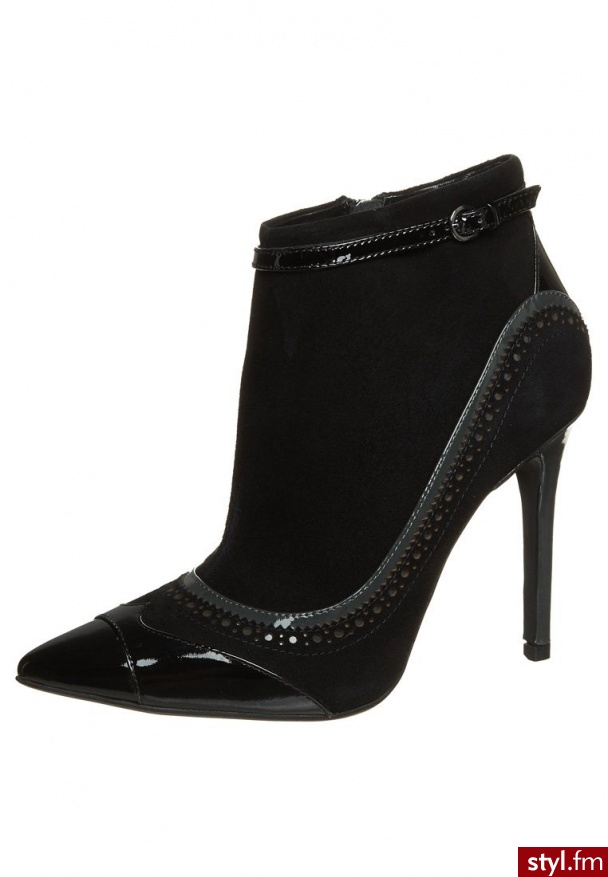 Tosca Blu LOUISE Botki na obcasie czarny (18 S 345) - Botki Buty Moda