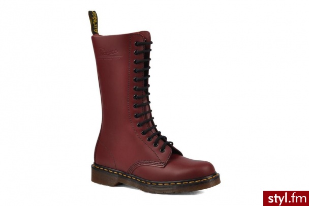 Dr. Martens Półbuty i botki 1914 W by (Czerwony) - Botki Buty Moda