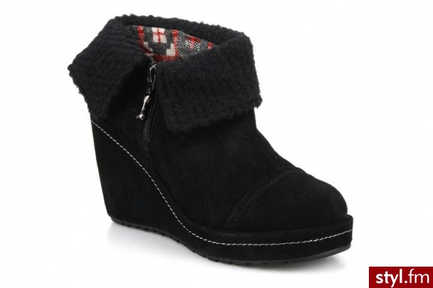Rocket Dog PÓŁBUTY I BOTKI BADEN BY ROCKET DOG (Czarny) - Botki Buty Moda