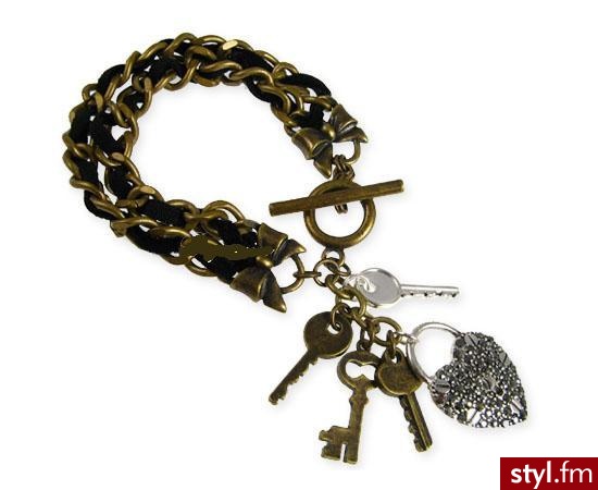 kluczyki i srebrne serduszko - Betsey Johnson - 55$ - Pozostałe Dodatki Moda