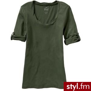 Old Navy Womens Twisted-Neck Roll-Up Tops - Polyvore. Pobrano ze strony: http://www.polyvore.com/old_navy_womens_twisted-neck_roll-up/thing?id=27526462 - Pozostałe Ciuchy Moda