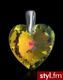 Wisiorek Swarovski Duże Serce - Wisiorki Biżuteria Moda