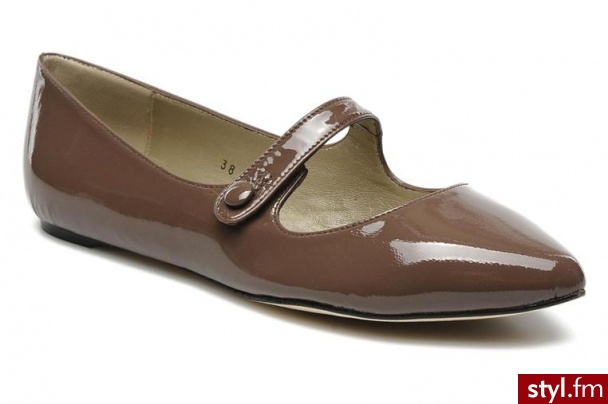 Georgia Rose BALERINKI SABRINA CORREA CFT BY GEORGIA ROSE (Brązowy) - Balerinki Buty Moda