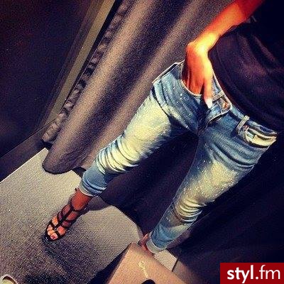 Jeansy Spodnie Moda