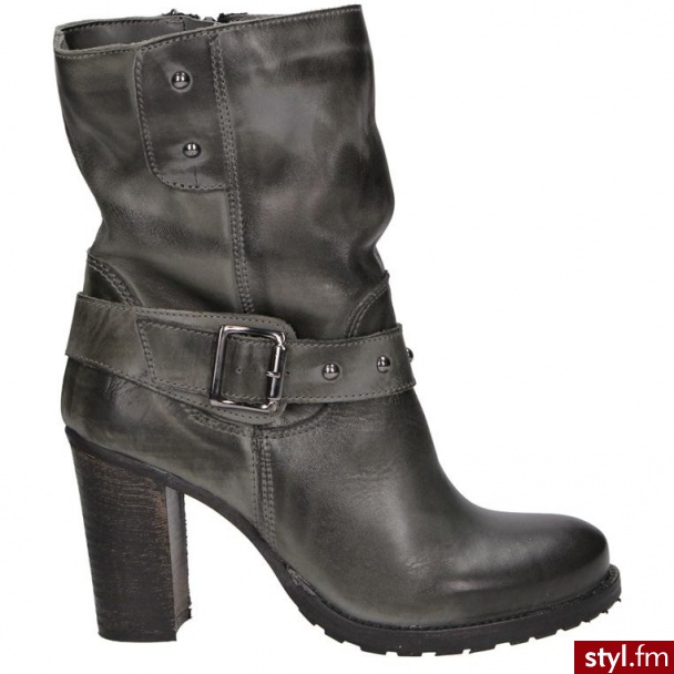 Venezia BOTKI OCIEPLANE 851 VIT PIOMB - Botki Buty Moda