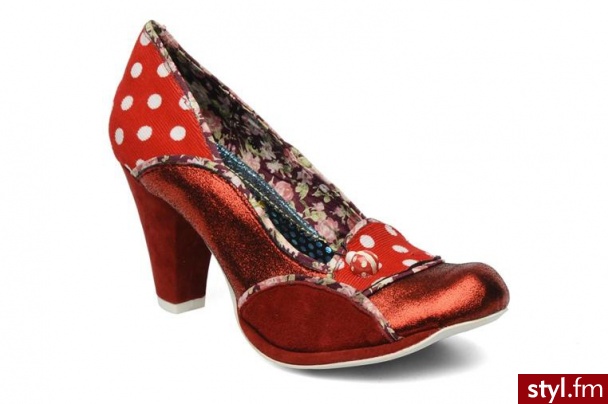 Irregular Choice CZÓŁENKA FUTURE LADYBIRD TOO BY 60485RED FAB/LEA - Czółenka Buty Moda