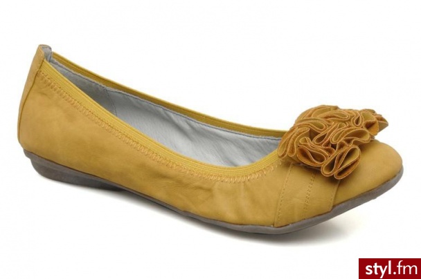 Madison BALERINKI CIABEL BY MADISON (Żółty) - Balerinki Buty Moda