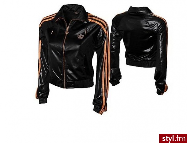 Połyskująca kurtka firmy Adidas - Pozostałe Ciuchy Moda