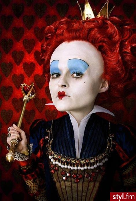 Helena Bonham-Carter w stylizacji Tima Burtona - Makijaże