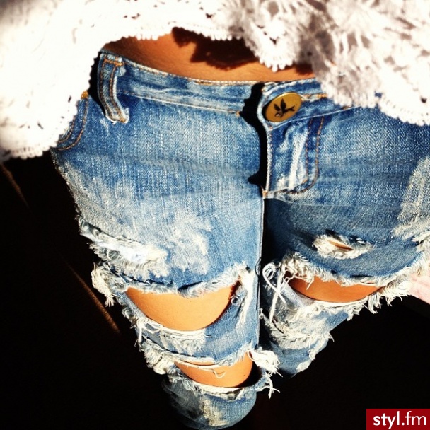 Jeansy Spodnie Moda