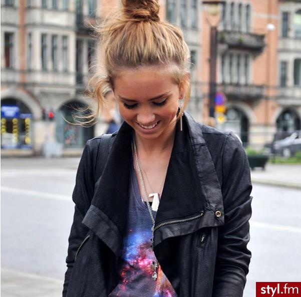 Blond Upięcie Proste Na co dzień Średnie Fryzury