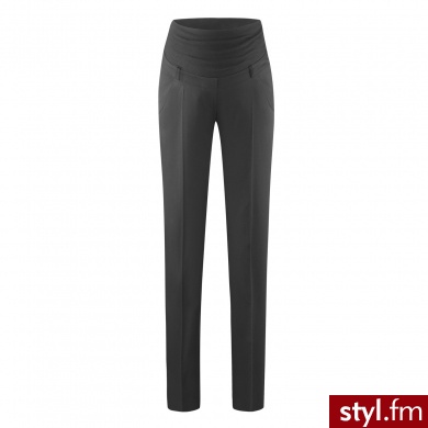 BELLYBUTTON Eleganckie spodnie dla kobiet w ciąży VALERIA black czarny - Pozostałe Spodnie Moda